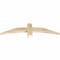 Ekena Millwork Bellingham Rough Sawn Timber Gable Bracket, Douglas Fir, 48"W x 12"H x 2"D x 4"F, 6/12 Pitch GBW048X12X0204BEL00RDF - alternate 2